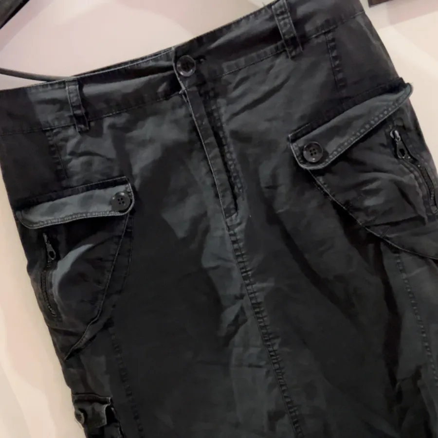 دامن کتان کارگو