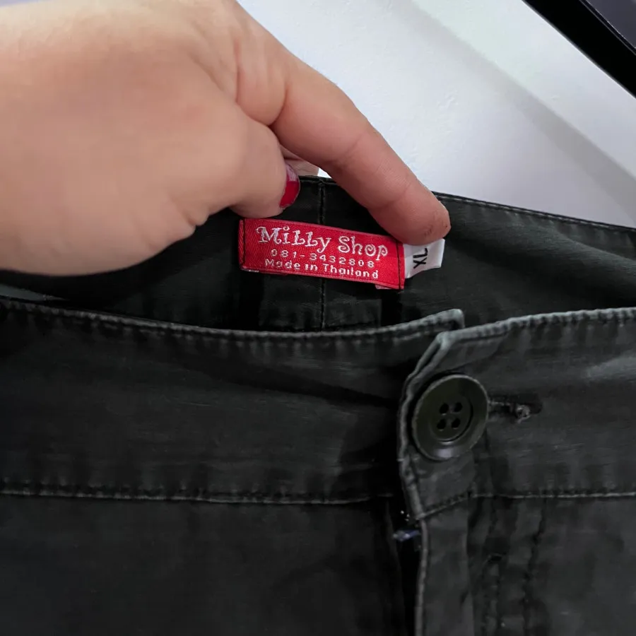 دامن کتان کارگو