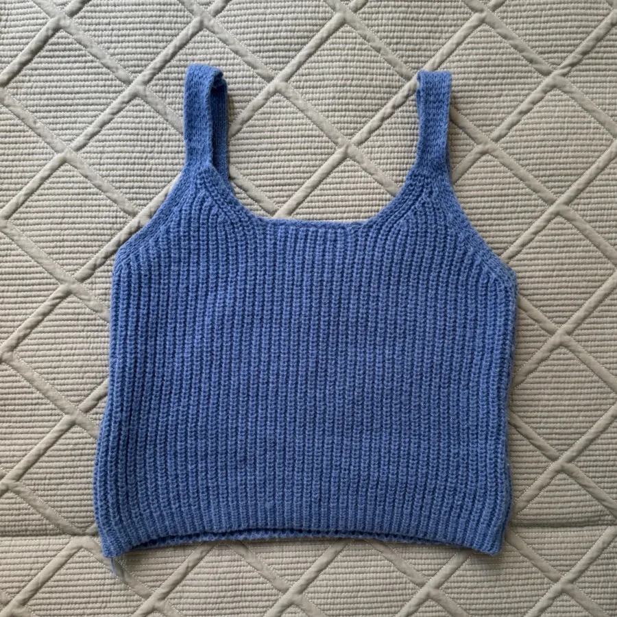 بافت دو تکه آبی