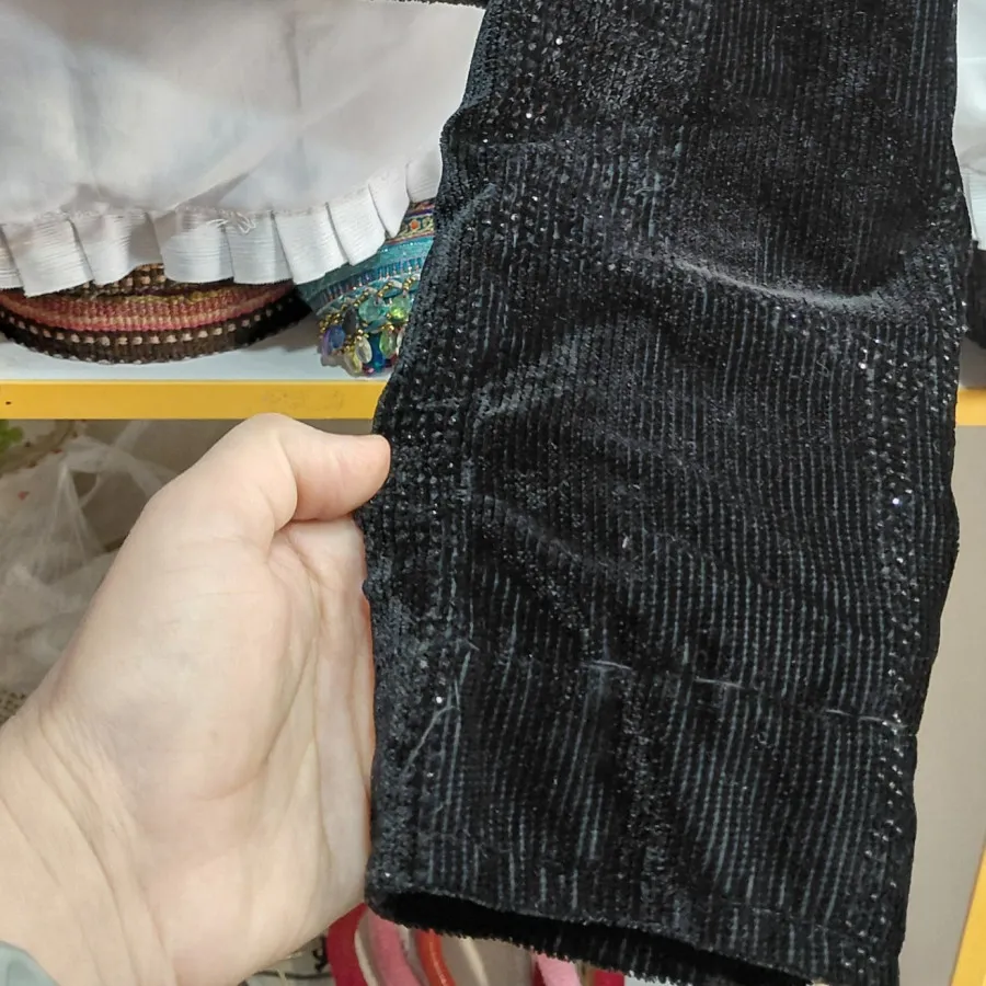 کراپ کت مخمل