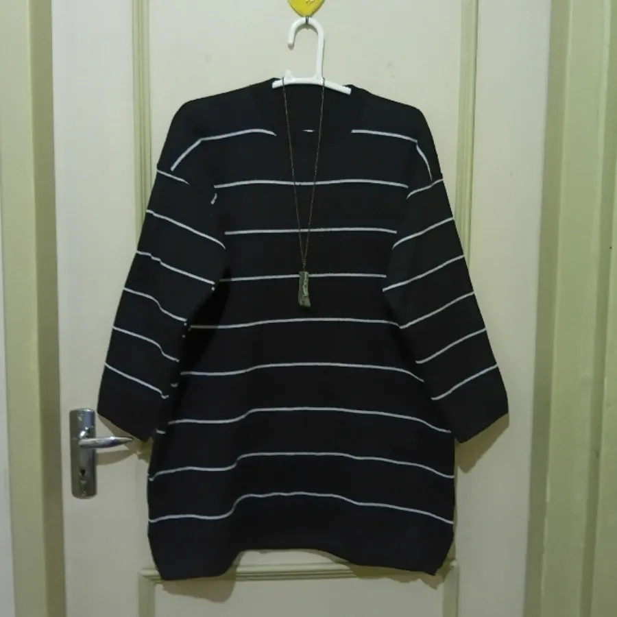 پلیور بافت بلند مشکی