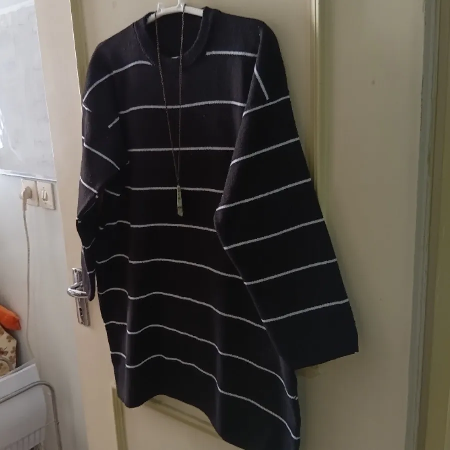 پلیور بافت بلند مشکی