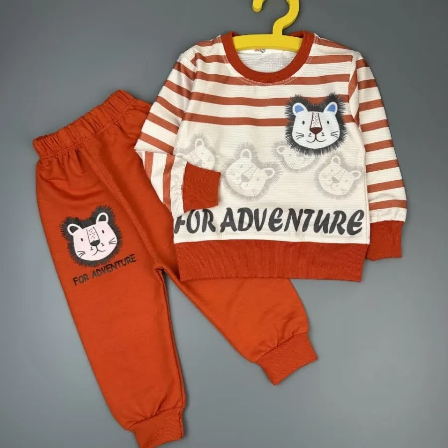 بلوز شلوار راه راه شیر چا