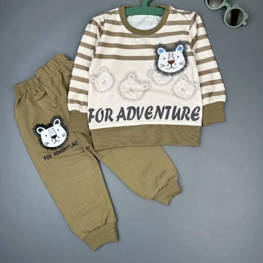 بلوز شلوار راه راه شیر چا