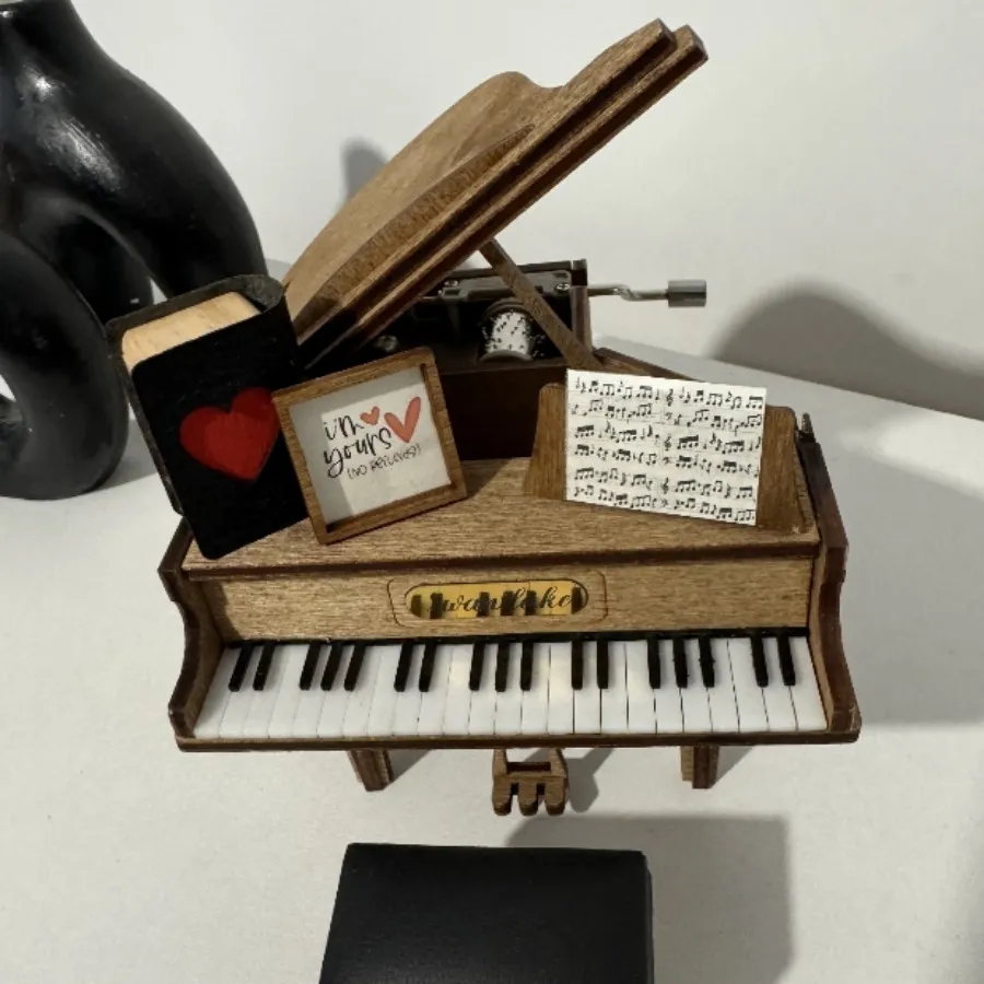 جعبه موزیکال پیانو
