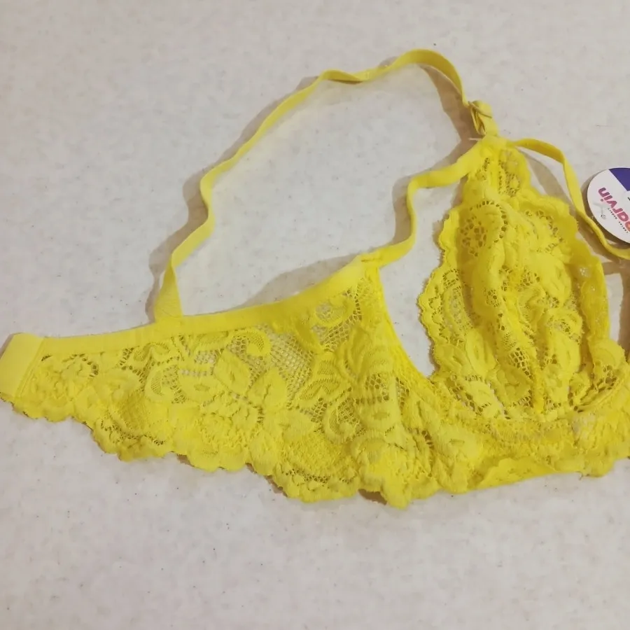 سوتین زرد فانتزی