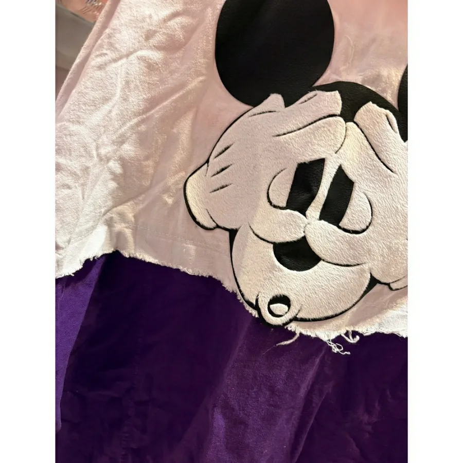 مانتو بنفش میکی زنانه