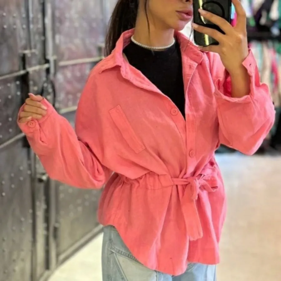 مانتو فشن صورتی