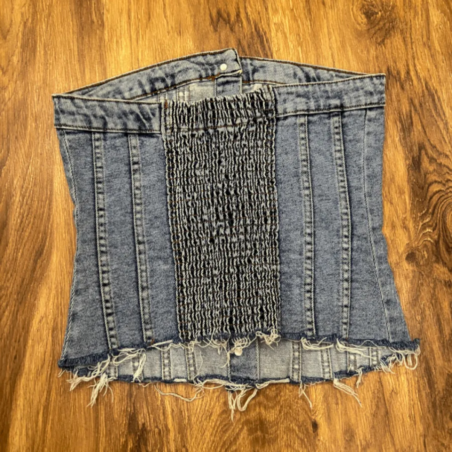 نیم تنه جین ترک