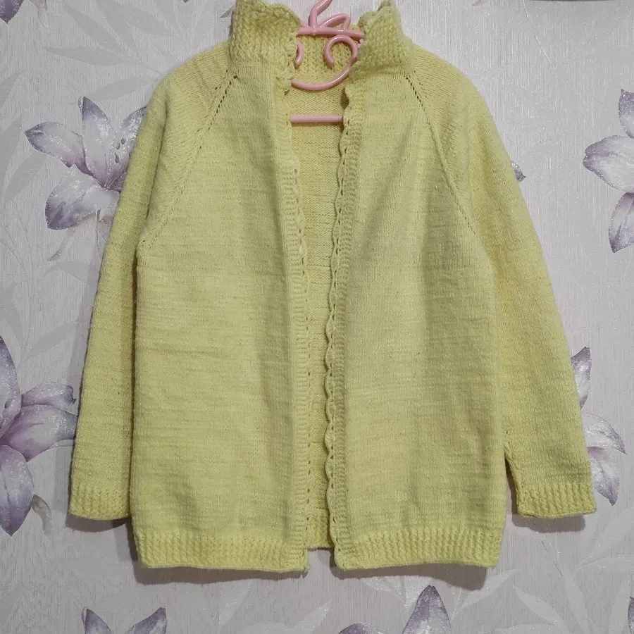 ژاکت بافت لیمویی