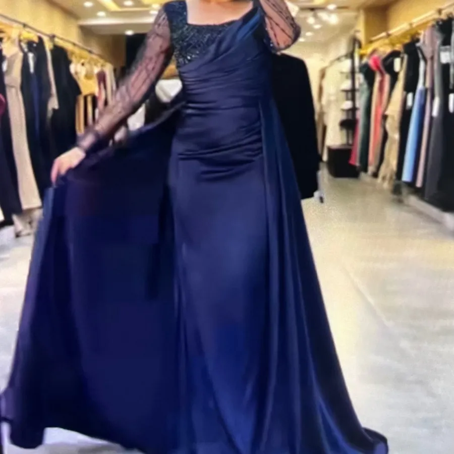 لباس مجلسی سرمه ای شیک