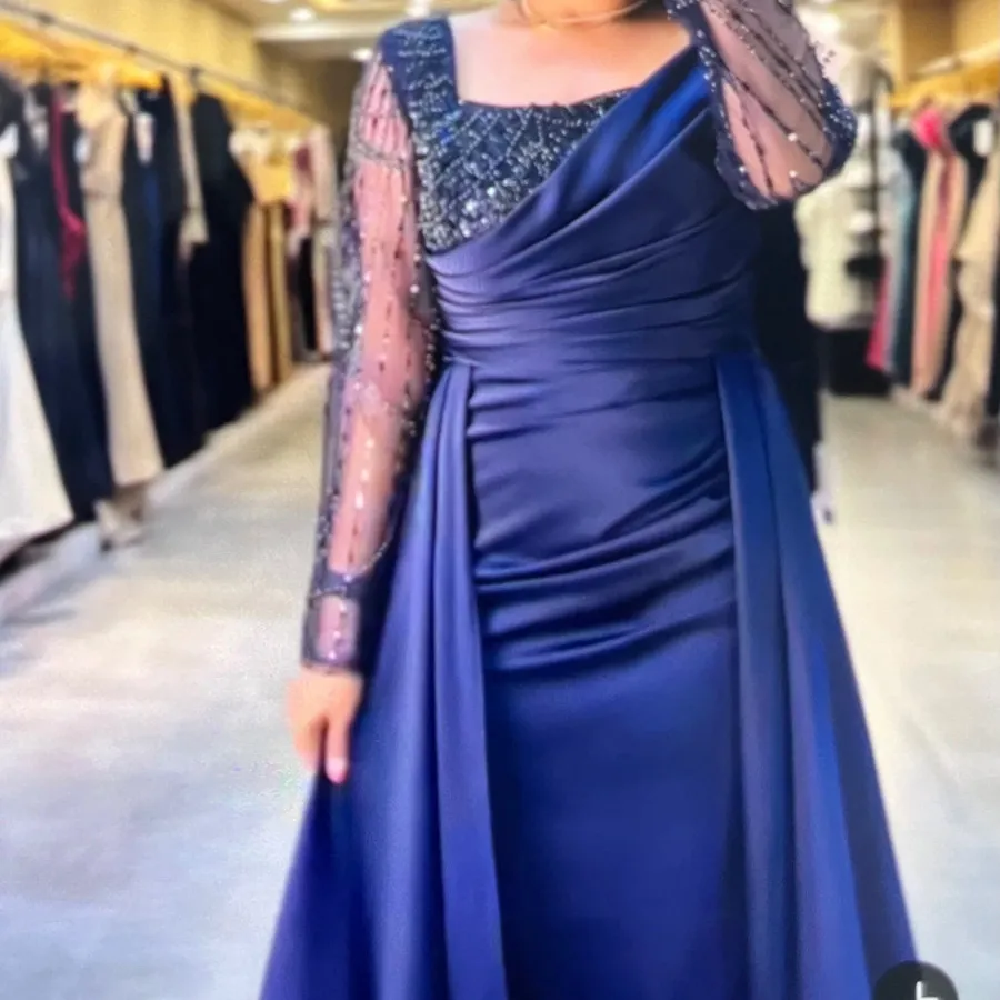 لباس مجلسی سرمه ای شیک