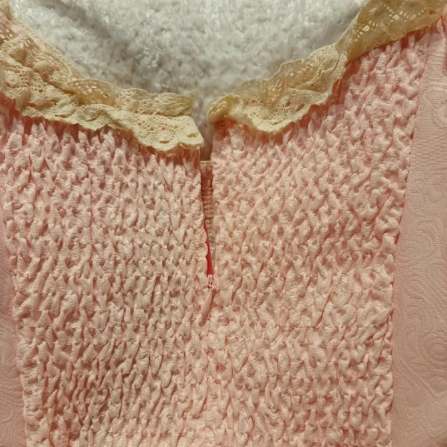 پیراهن ژاکاردصورتی پرنسسی