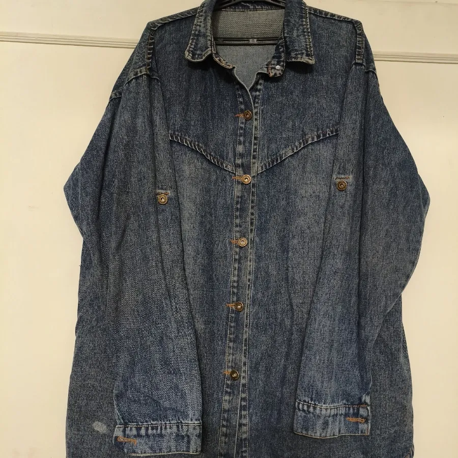 مانتو جین سایز بزرگ