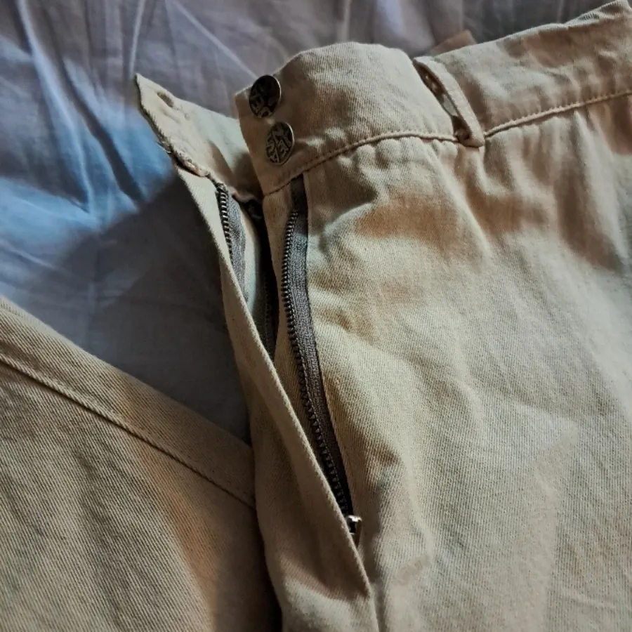 شلوار مام استایل کرم