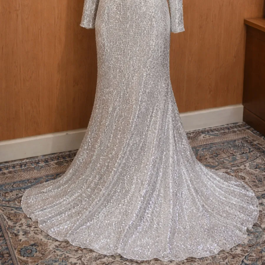 پیراهن مجلسی پولکی