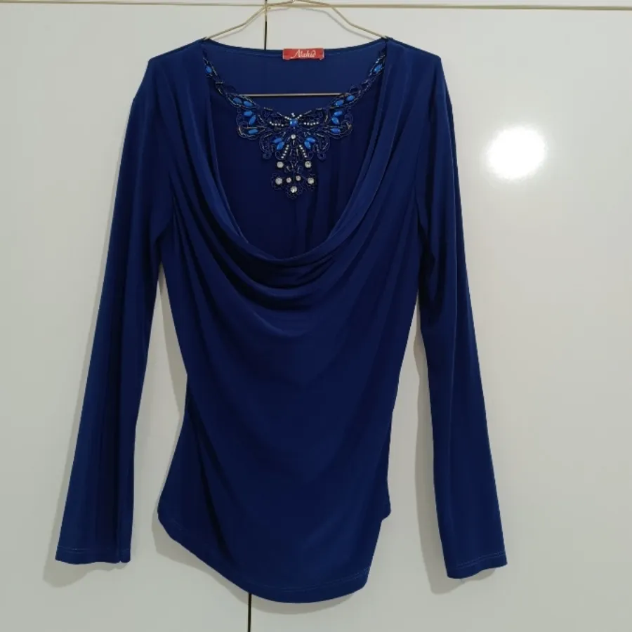 شومیز ریون جواهر دوزی