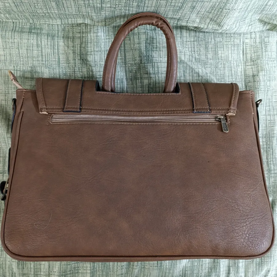 کیف چرمی رنگ موکا