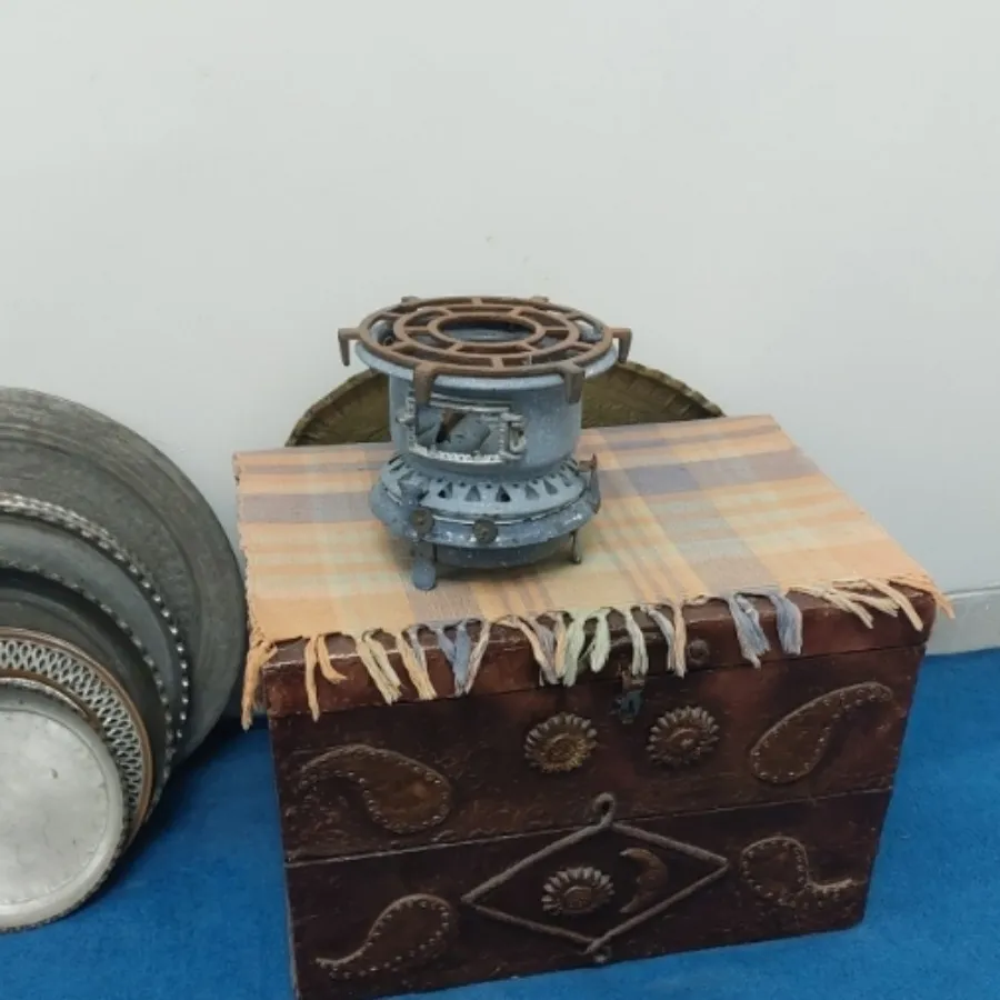 چراغ نفتی دوفیتیله قدیمی