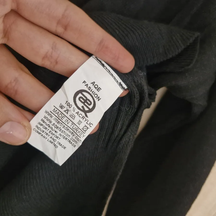 بلوز بافت مشکی برند ترک