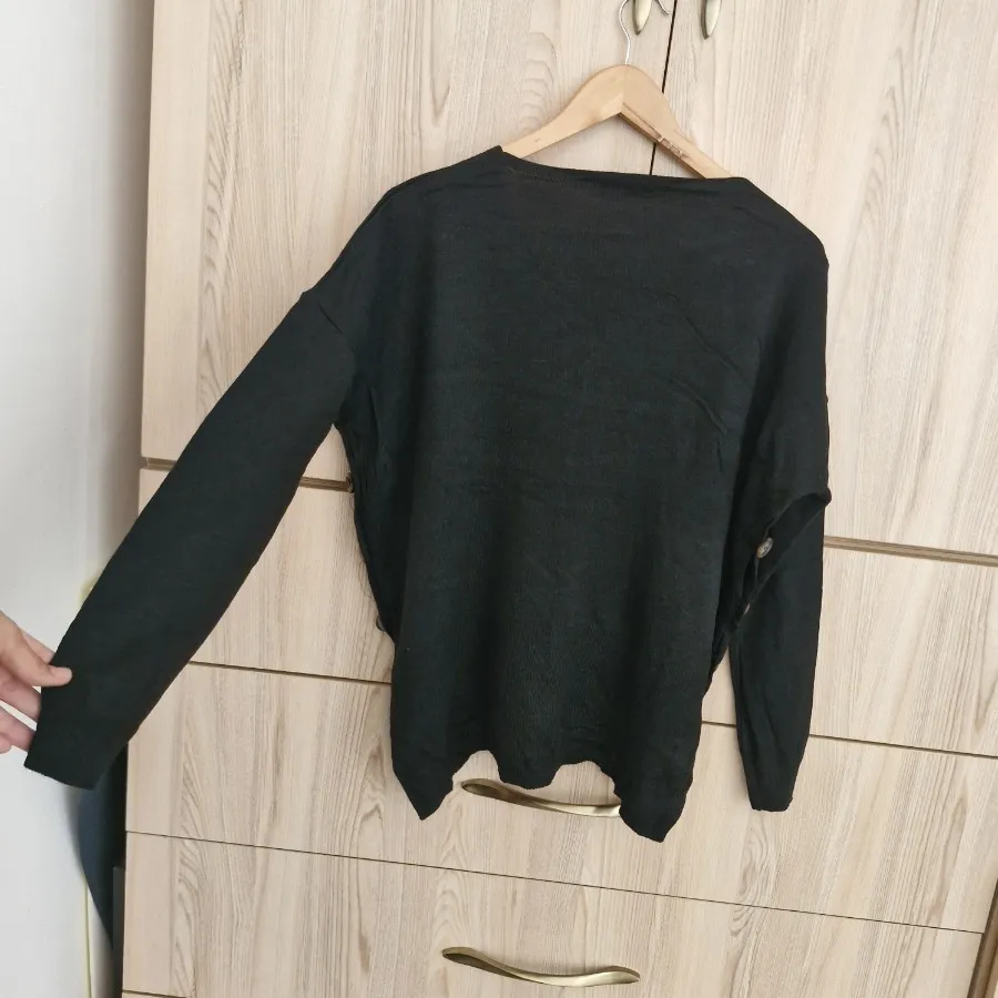 بلوز بافت مشکی برند ترک