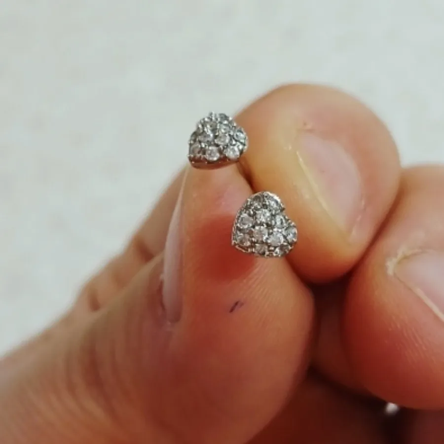 گوشواره میخی قلب