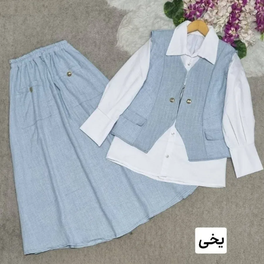 شومیز دامن جلیقه