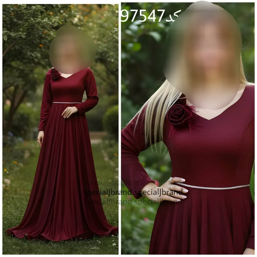 پیراهن مجلسی پوشیده