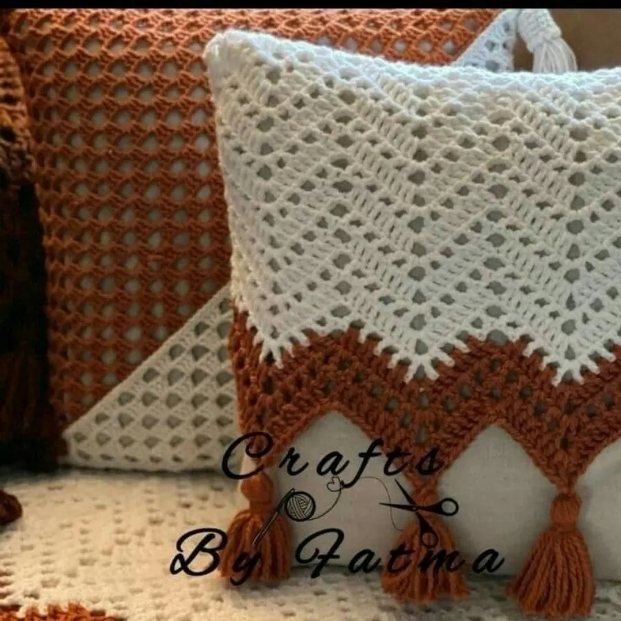 کاور کوسن دستباف