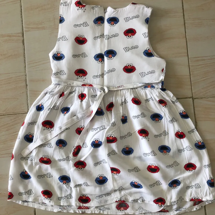 پیراهن نخی دخترانه