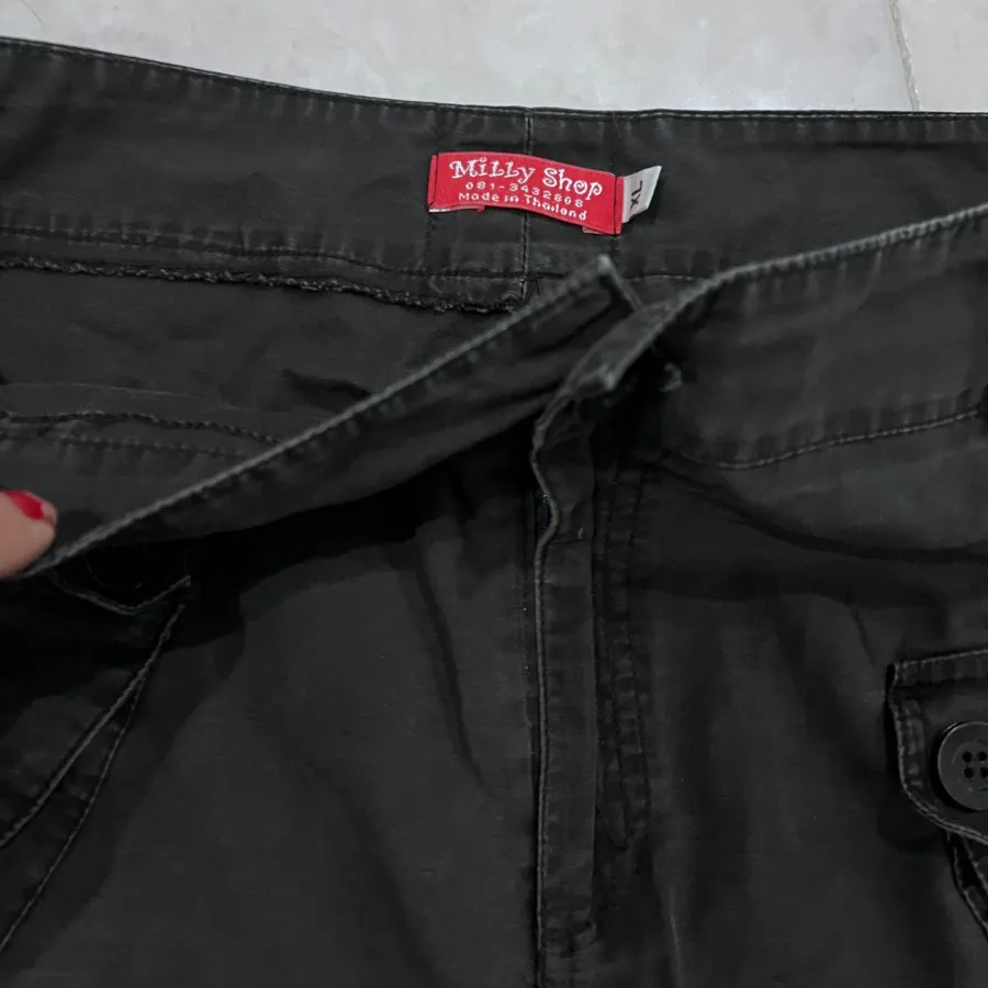 دامن کتان کارگو