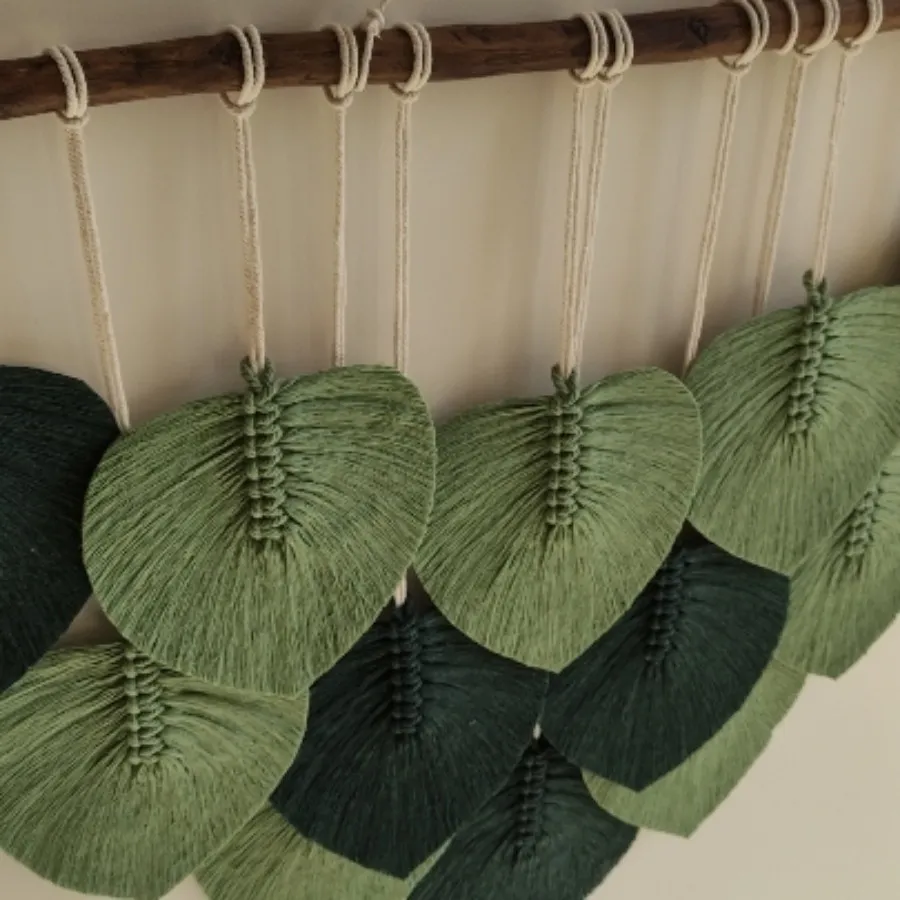 دیوارکوب مکرومه بزرگ?