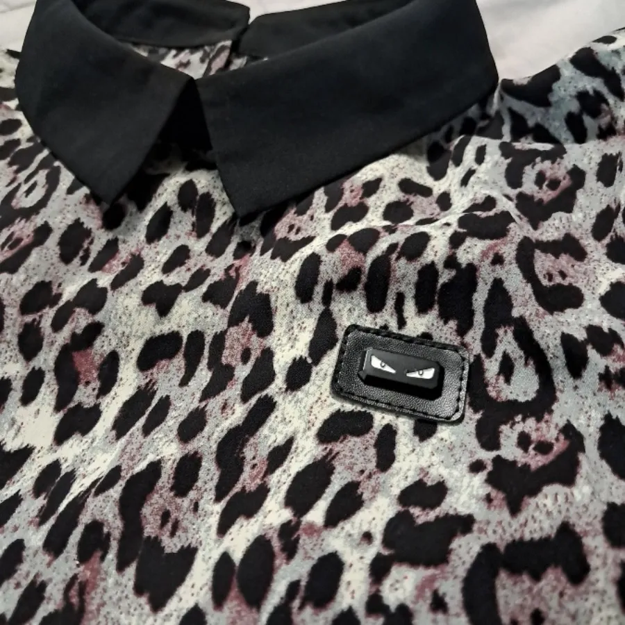 شومیز کرپ پلنگی ترک