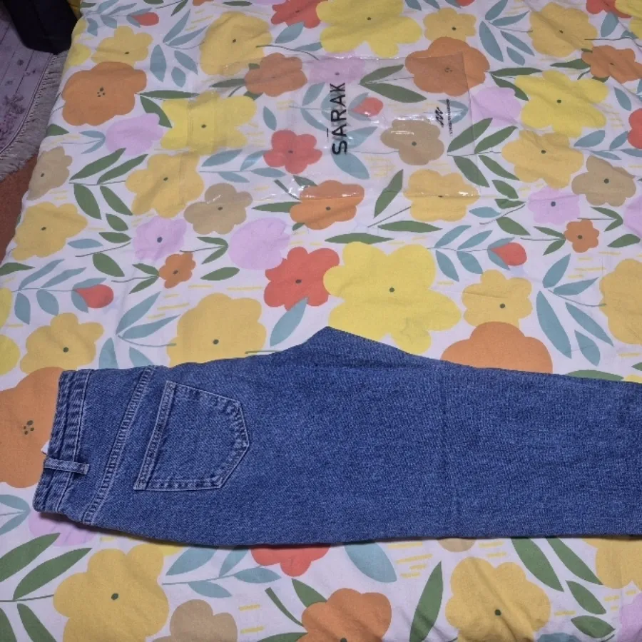 شلوار لی آبی