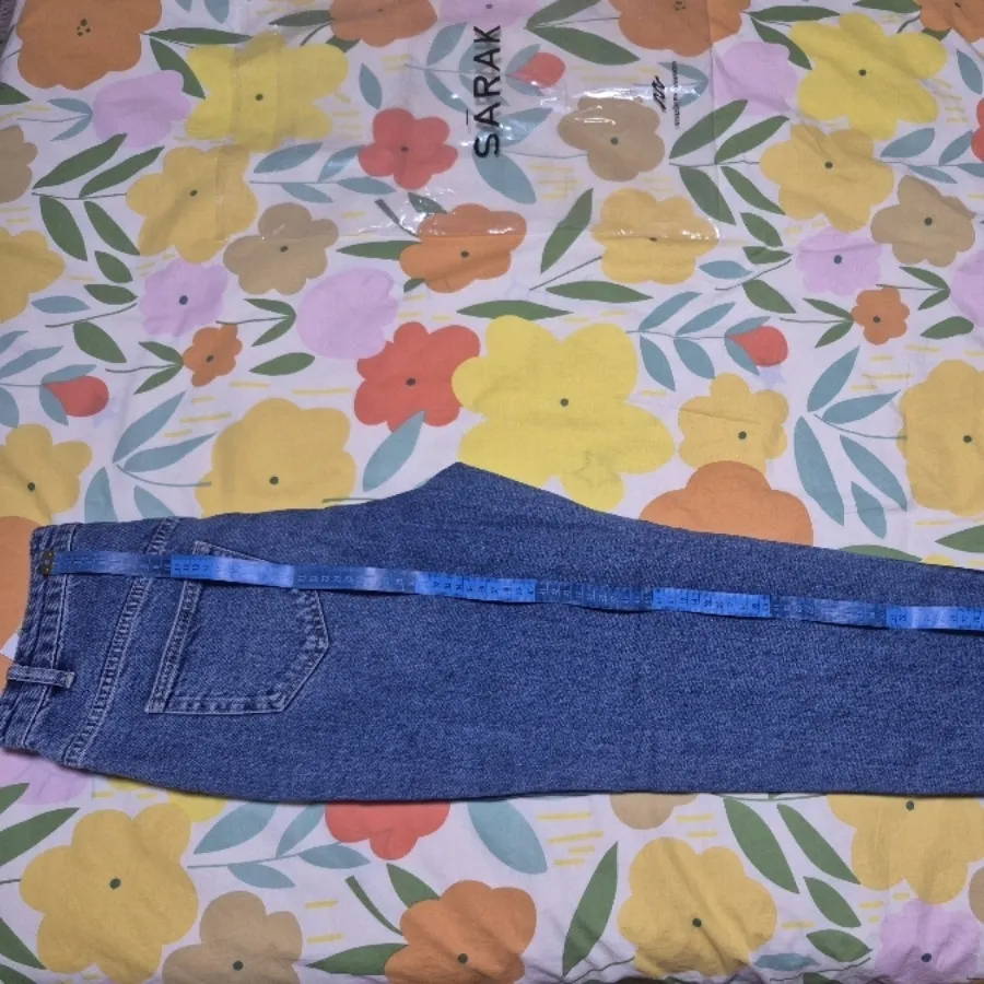 شلوار لی آبی