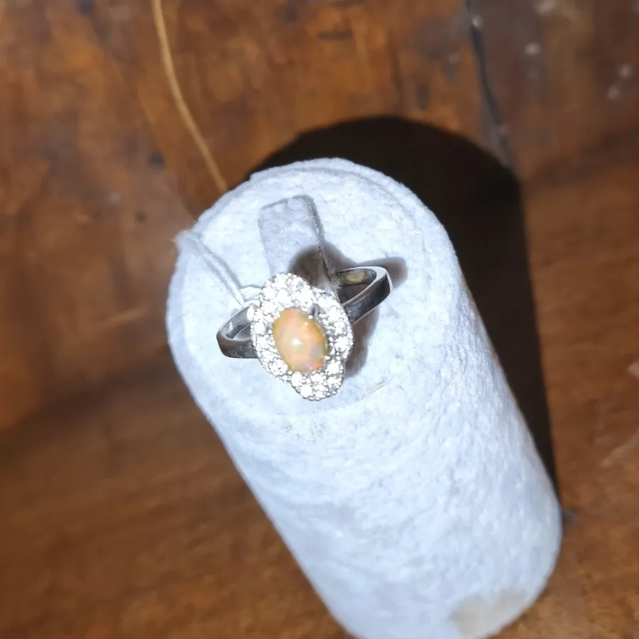 انگشتر نقره اوپال