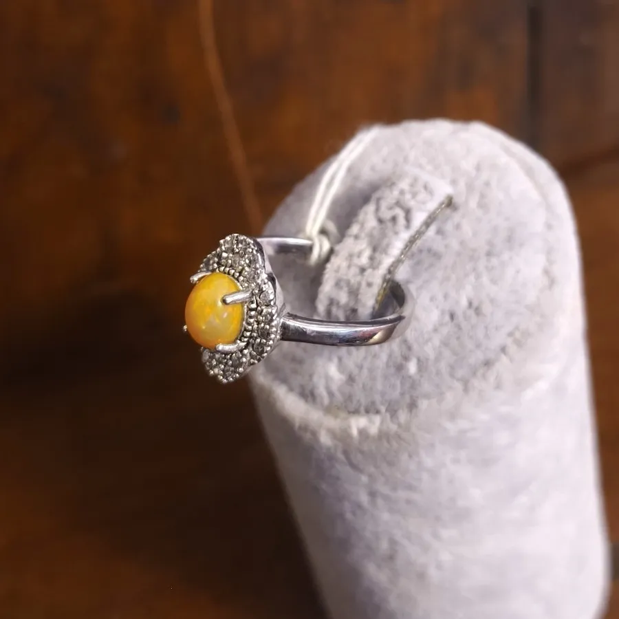 انگشتر نقره اوپال