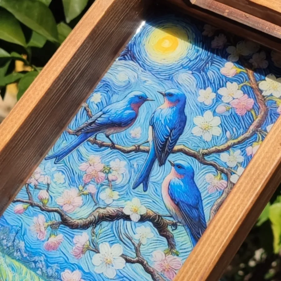 سینی چوبی کف رزین