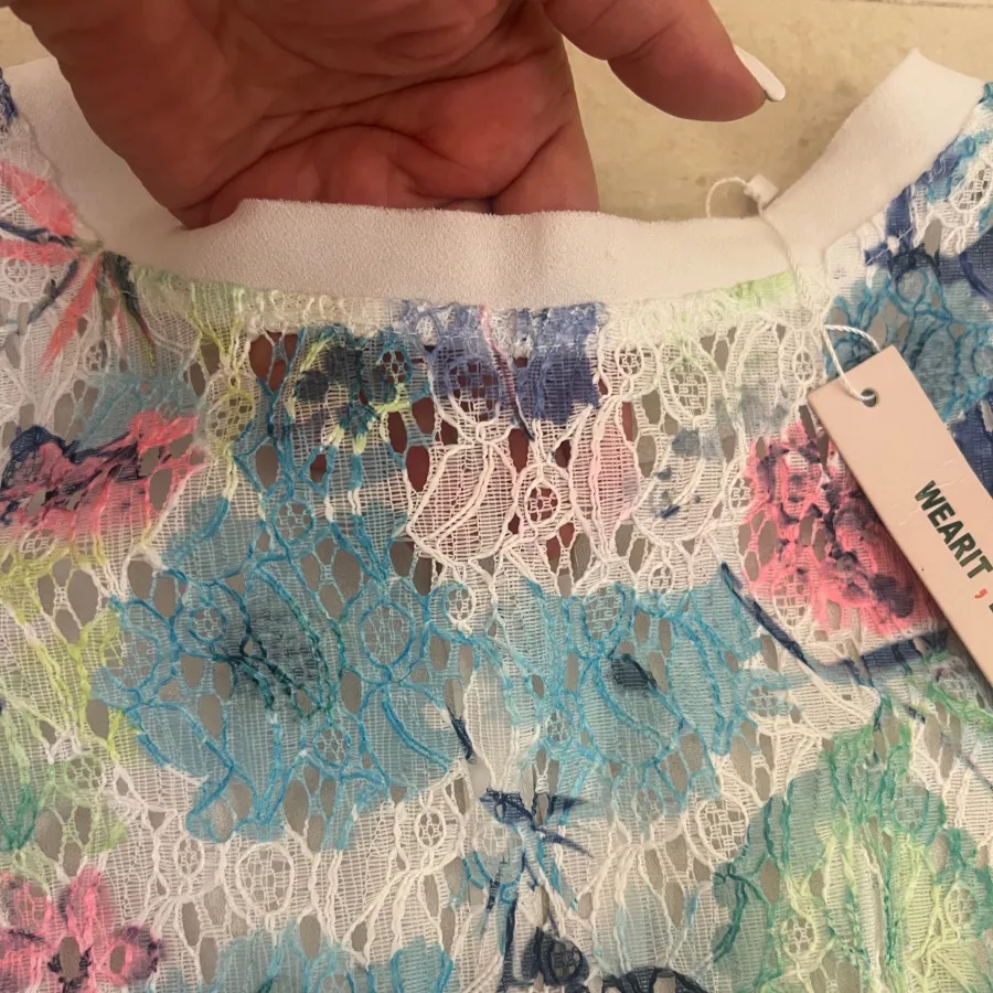 بلوز گیپور رنگی