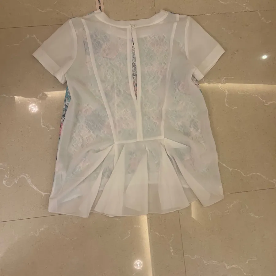 بلوز گیپور رنگی