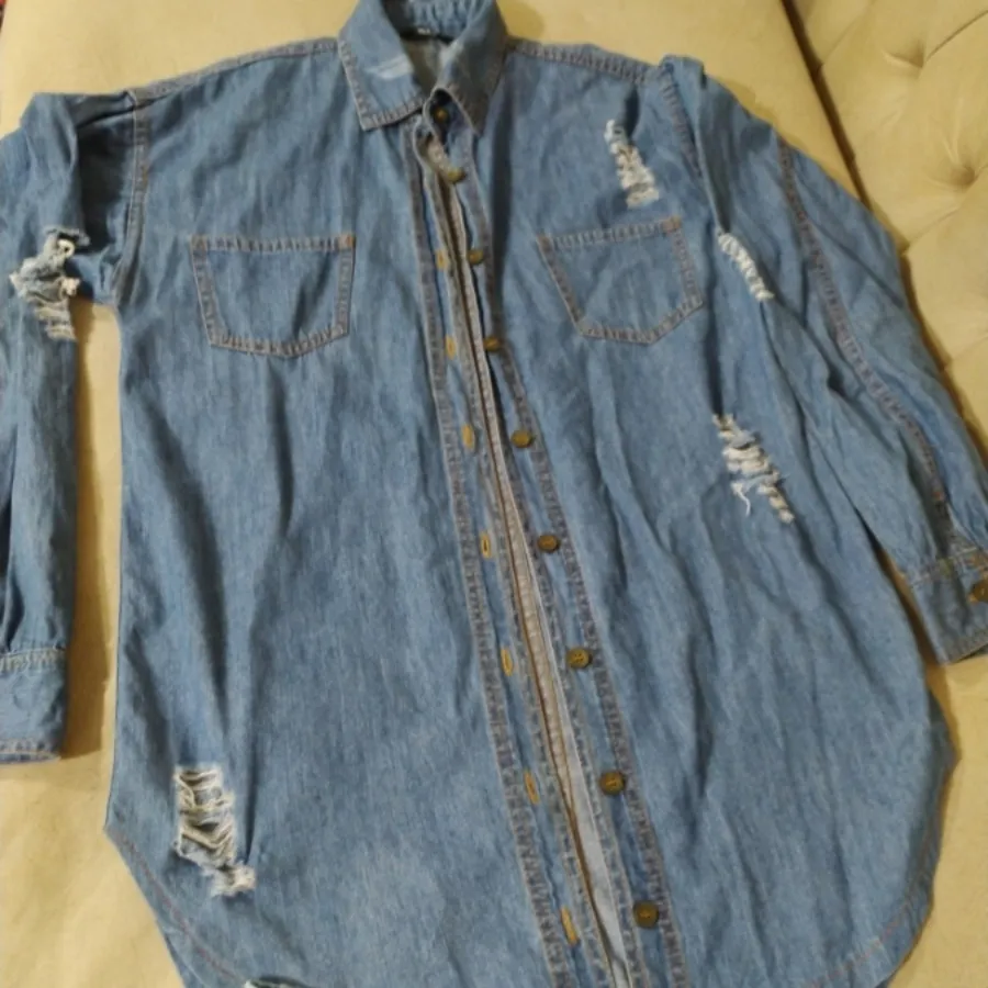 پیراهن وشلوار جین سایز 38