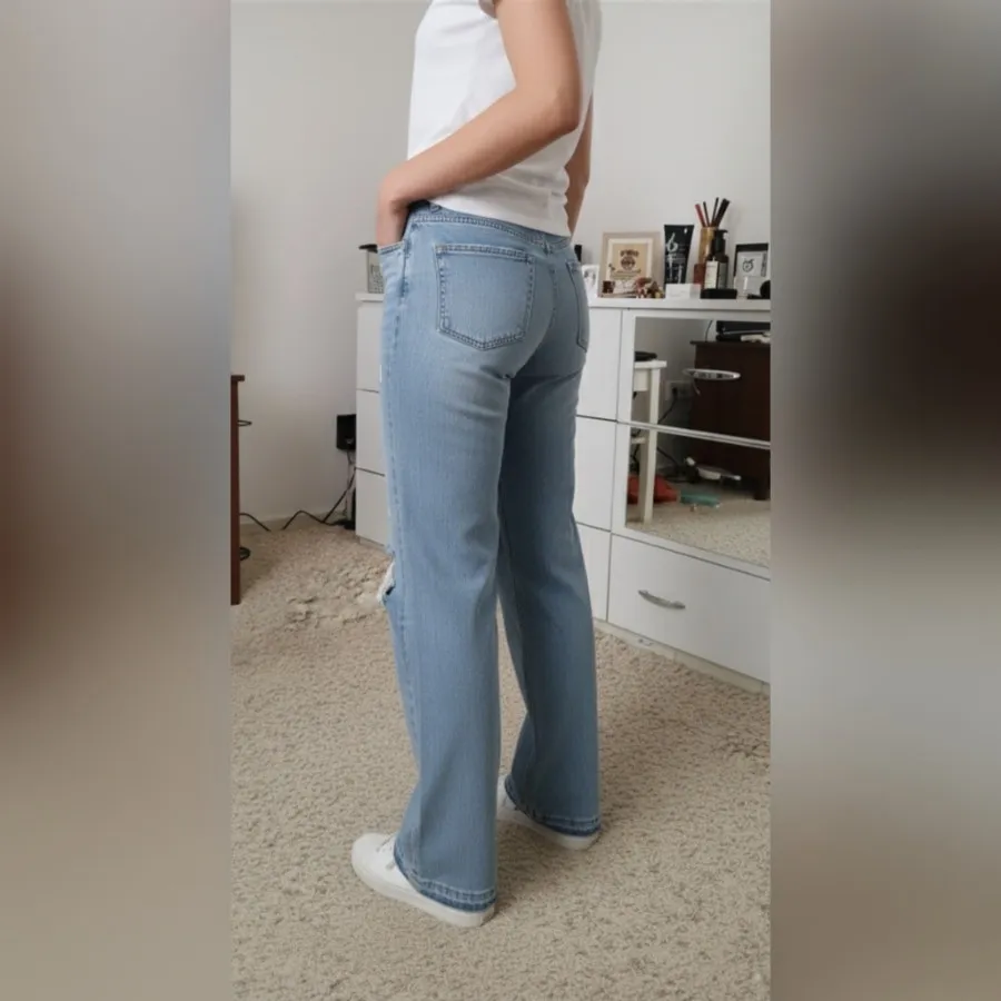 جین آبی زاپدار