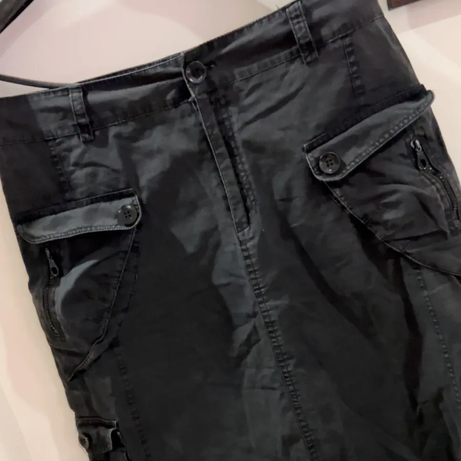 دامن کتان کارگو