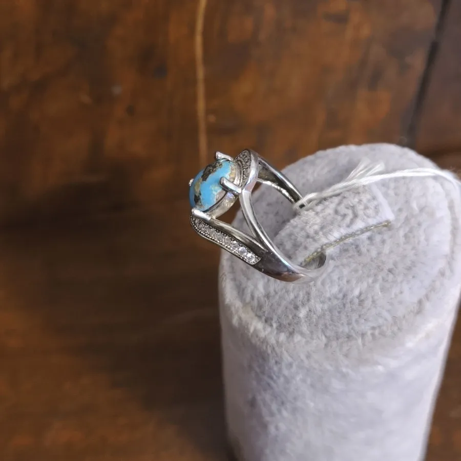 انگشتر نقره فیروزه طبیعی