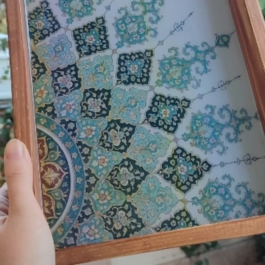 سینی چوبی کف رزین