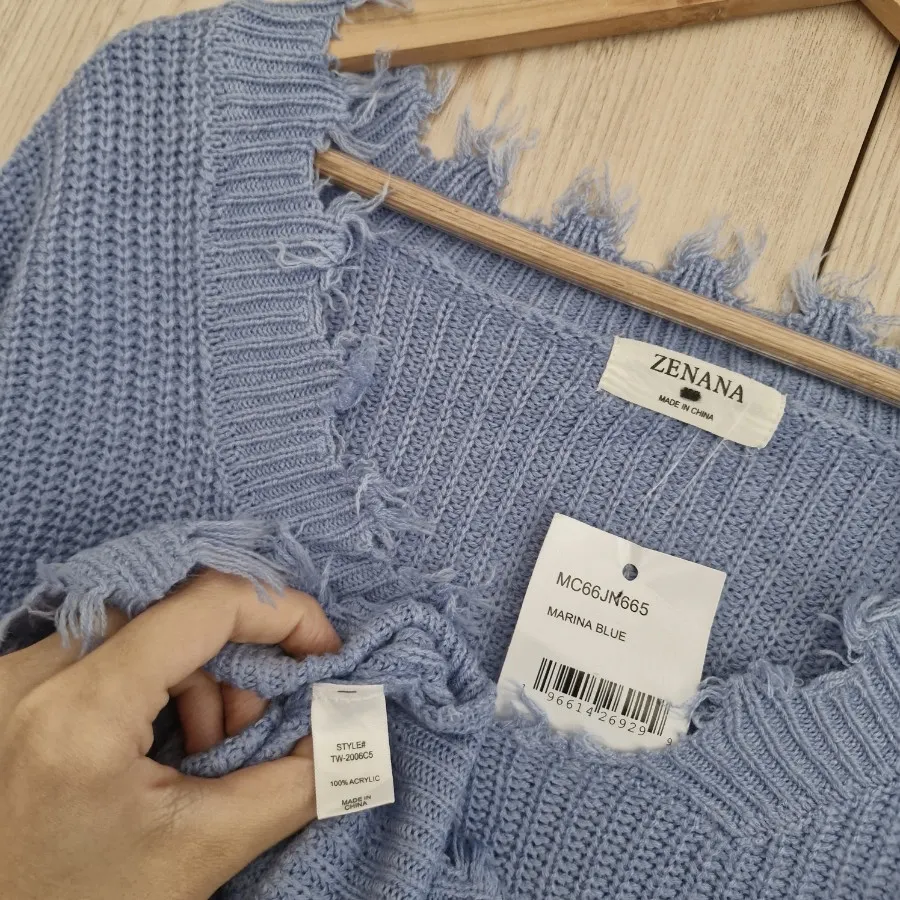 پلیور بافت برند اروپایی