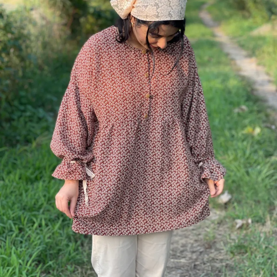 شومیز گل گلی