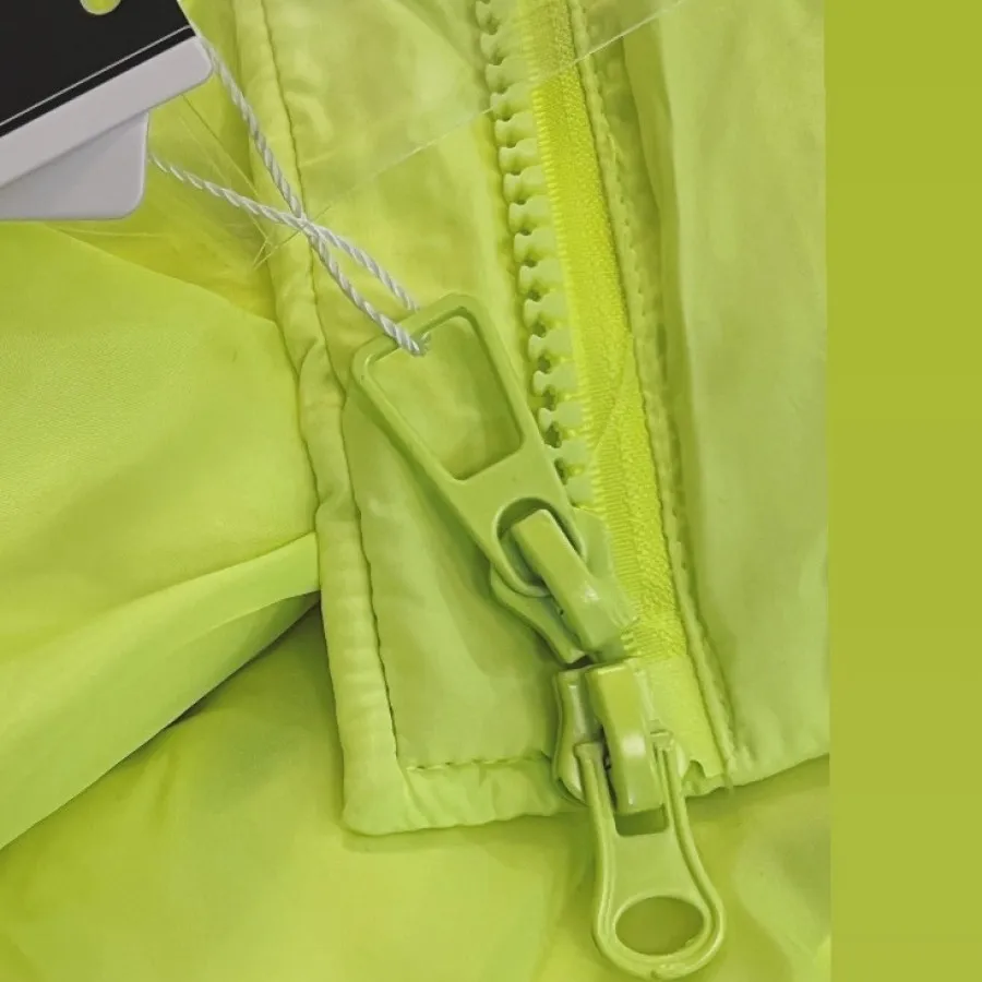 کاپشن بلند نیونی فرانسوی