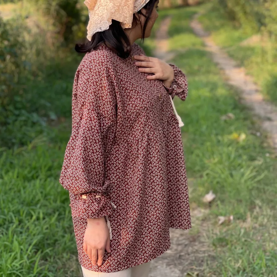 شومیز گل گلی