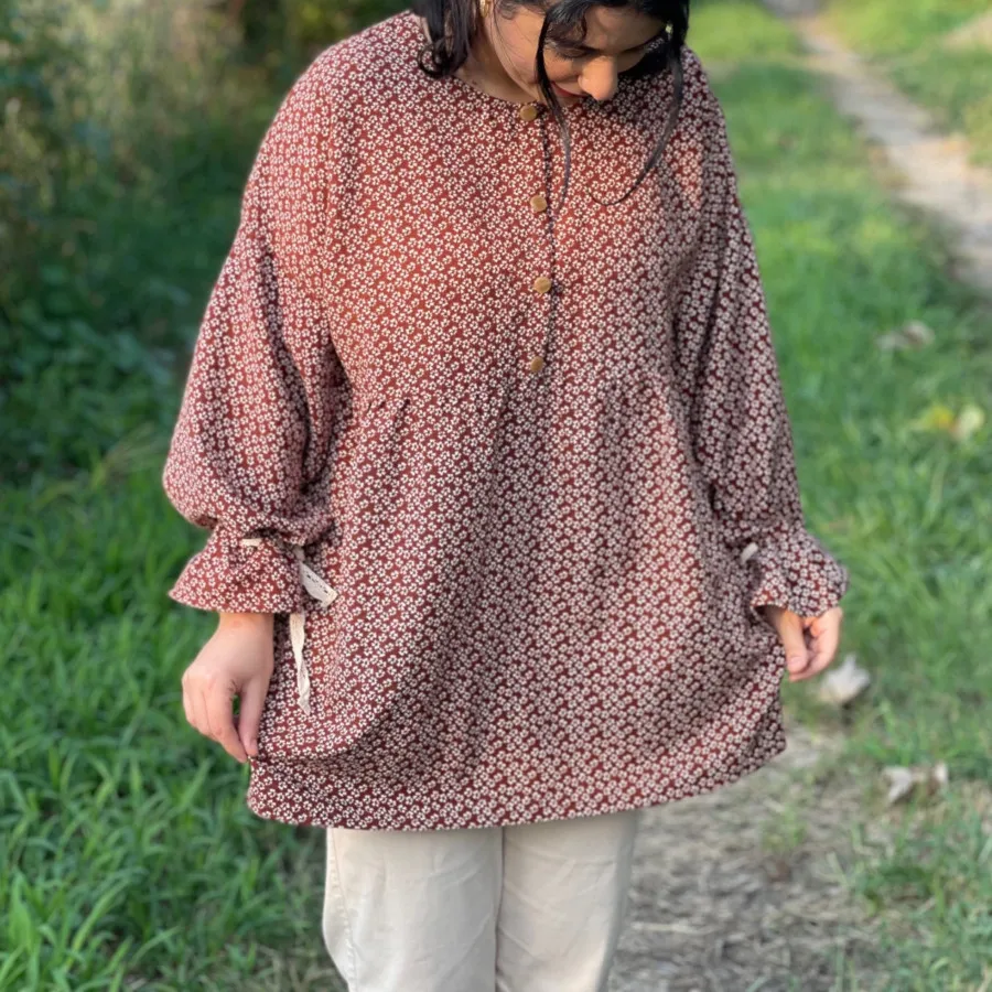 شومیز گل گلی